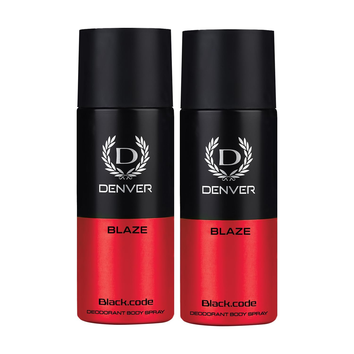 Denver Black code Blaze Deodorant For Men - 150 ML Each Pack of 2