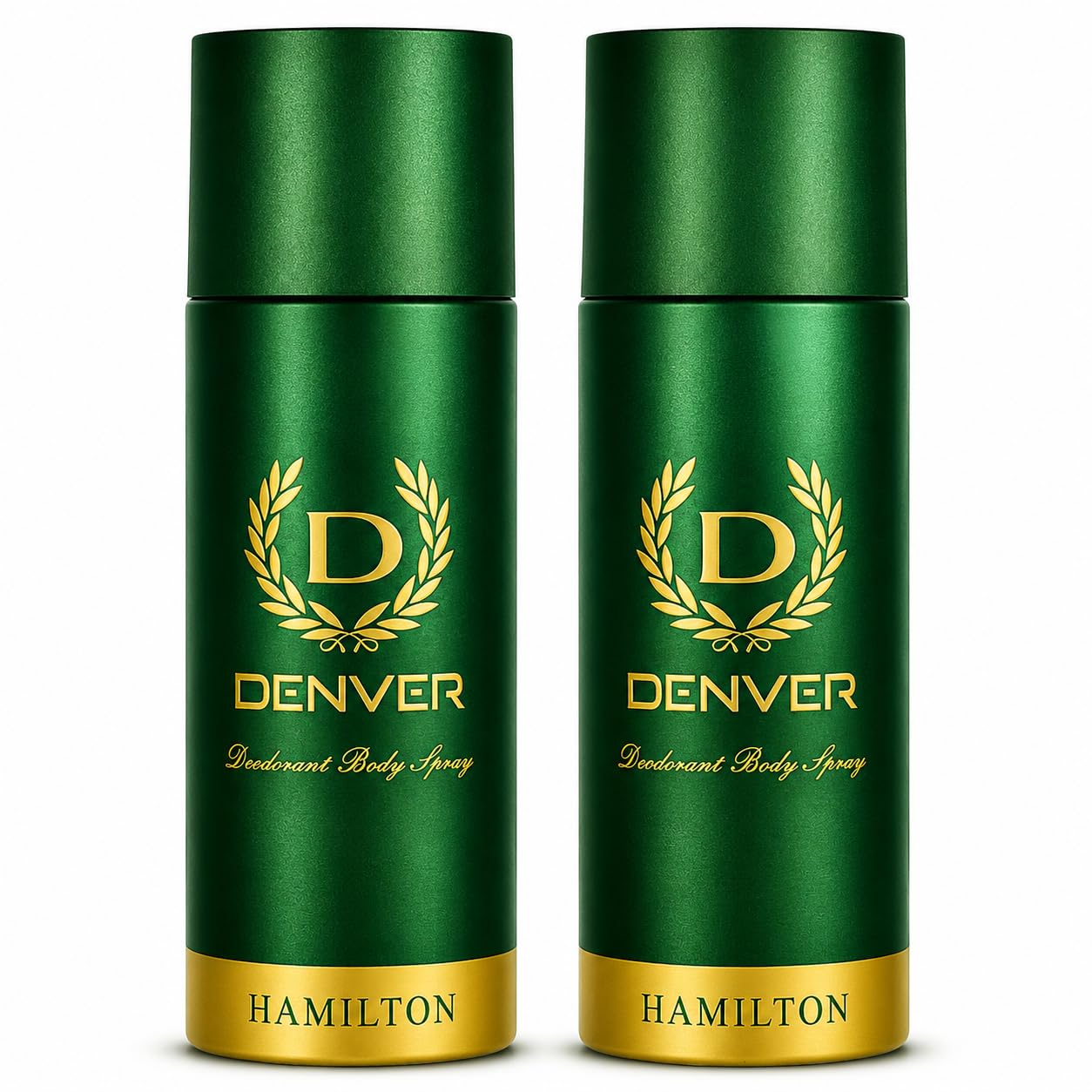 DENVER Hamilton Deo - 150ML Each (Pack of 2) | Long Lasting Deodorant Body Spray for Men