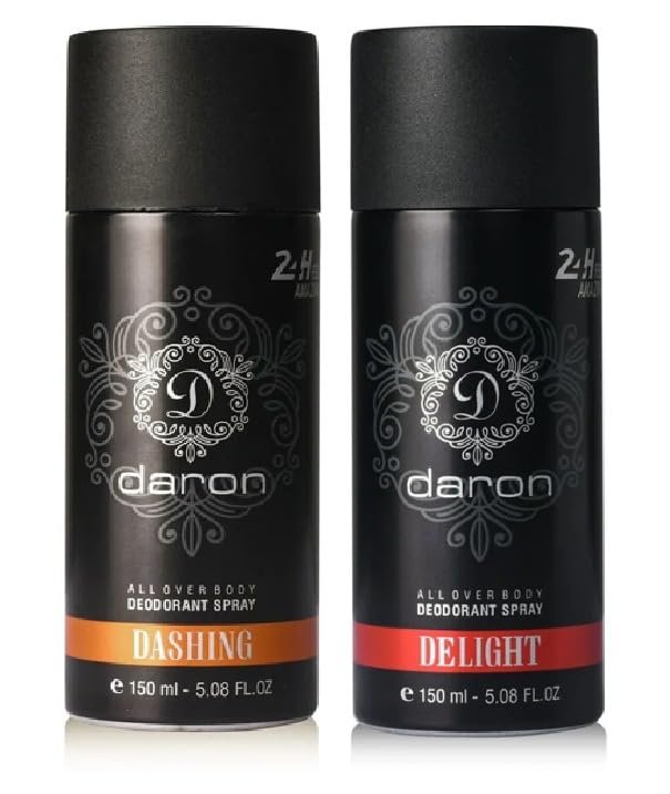 DARON Body Deodorant Spray, ( pack of 2 )