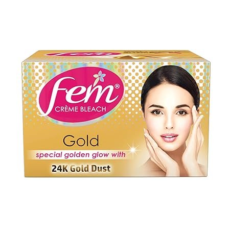 Fem Fairness Naturals Gold Skin Bleach, 8g