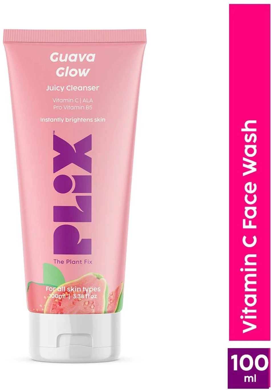 The Plant Fix Plix Vitamin C Juicy  Cleanser For Skin Brightening, With Pro Vitamin B5 Face Wash (100 ml)
