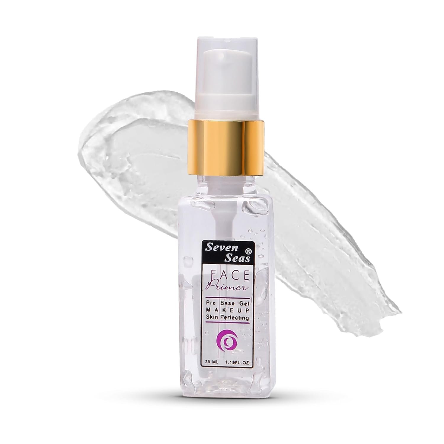 Seven Seas Gel Base Face fixer Skin Perfector Oils Absorbing, Moisturises and Smooths Skin, Long-lasting, Matte + Poreless Finish