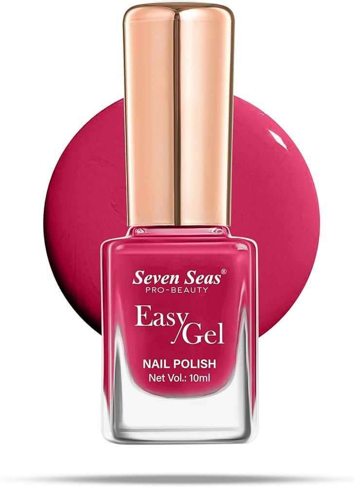 Seven Seas Easy Gel Nail Polish, Intense Glossy Finish, Hydrating Formula, Rich Pigmented, Quick Dry