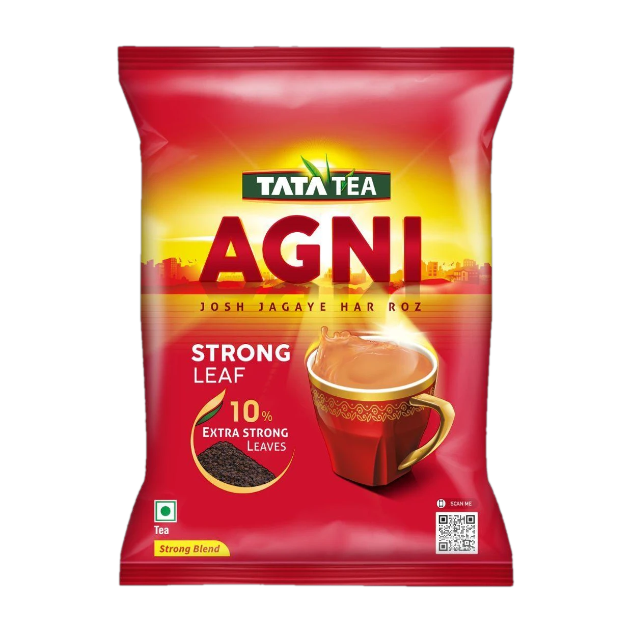 Tata Tea Agni Strong Leaf Black Tea Pouch (1 kg)