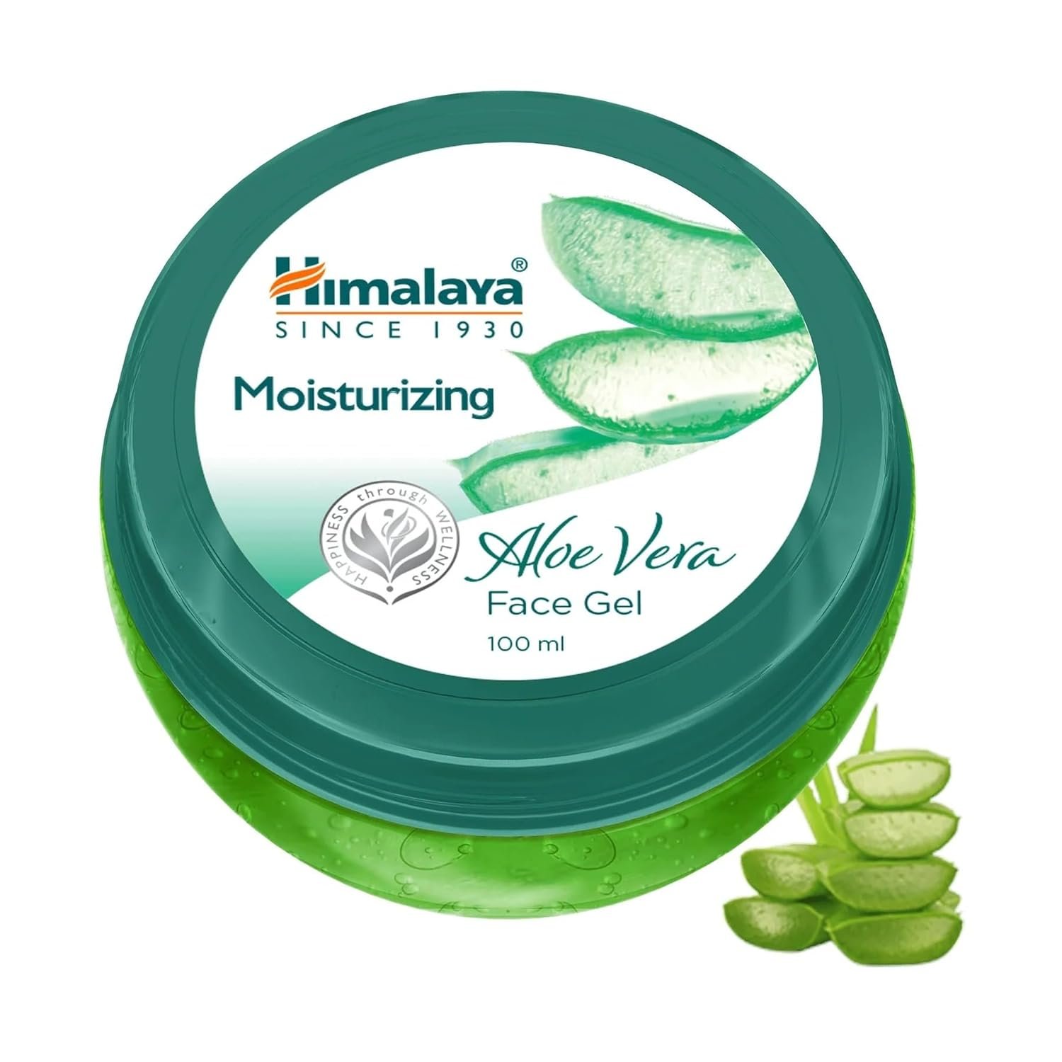 Himalaya Moisturizing Aloe Vera Face Gel 100ml | Non Sticky Water-Light Gel