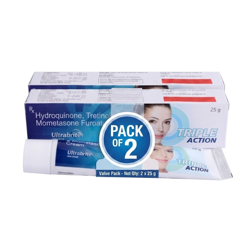 Ultrabrite - Tube of 25 gm Cream Brand: Ultrabrite ( PACK OF 2 )