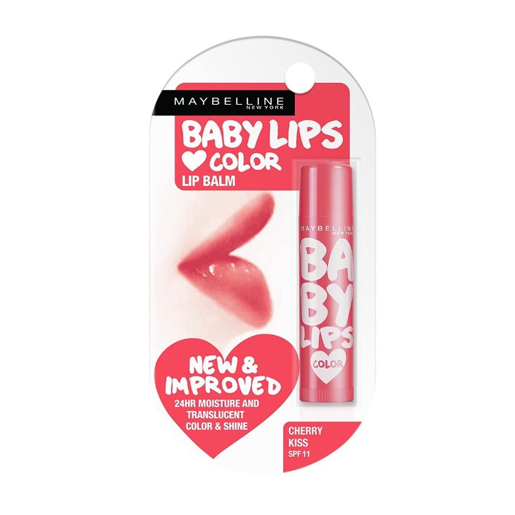 Maybelline New York Lip Balm, With SPF, Moisturises and Protects from the Sun, Pink Lolita & Baby Lips