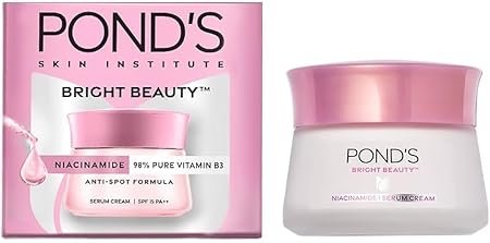 POND'S Bright Beauty Day Cream 35 g, Non-Oily, Mattifying Daily Face Moisturizer