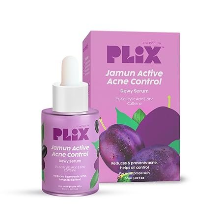 The Plant Fix Plix 2% Salicylic Acid Jamun Active Acne Control Dewy Serum 30 ml