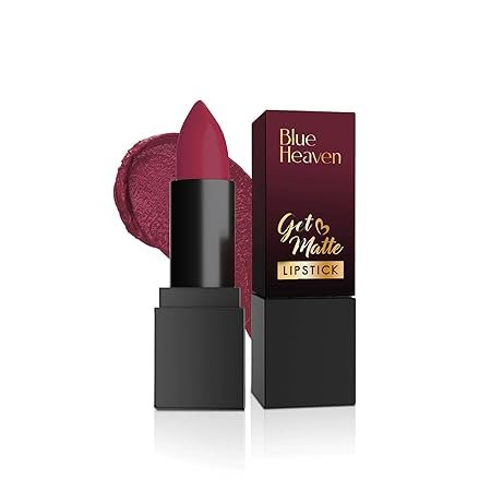 Blue Heaven Get Matte Lipstick | Soft Matte Finish and Lightweight Formula |