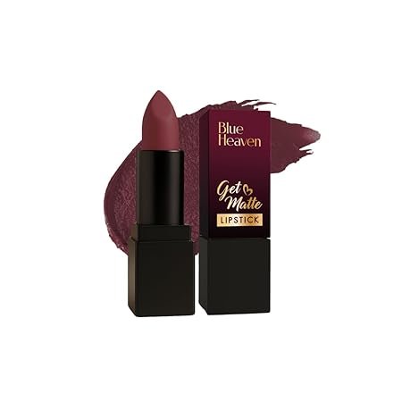 Blue Heaven Get Matte Lipstick | Soft Matte Finish and Lightweight Formula