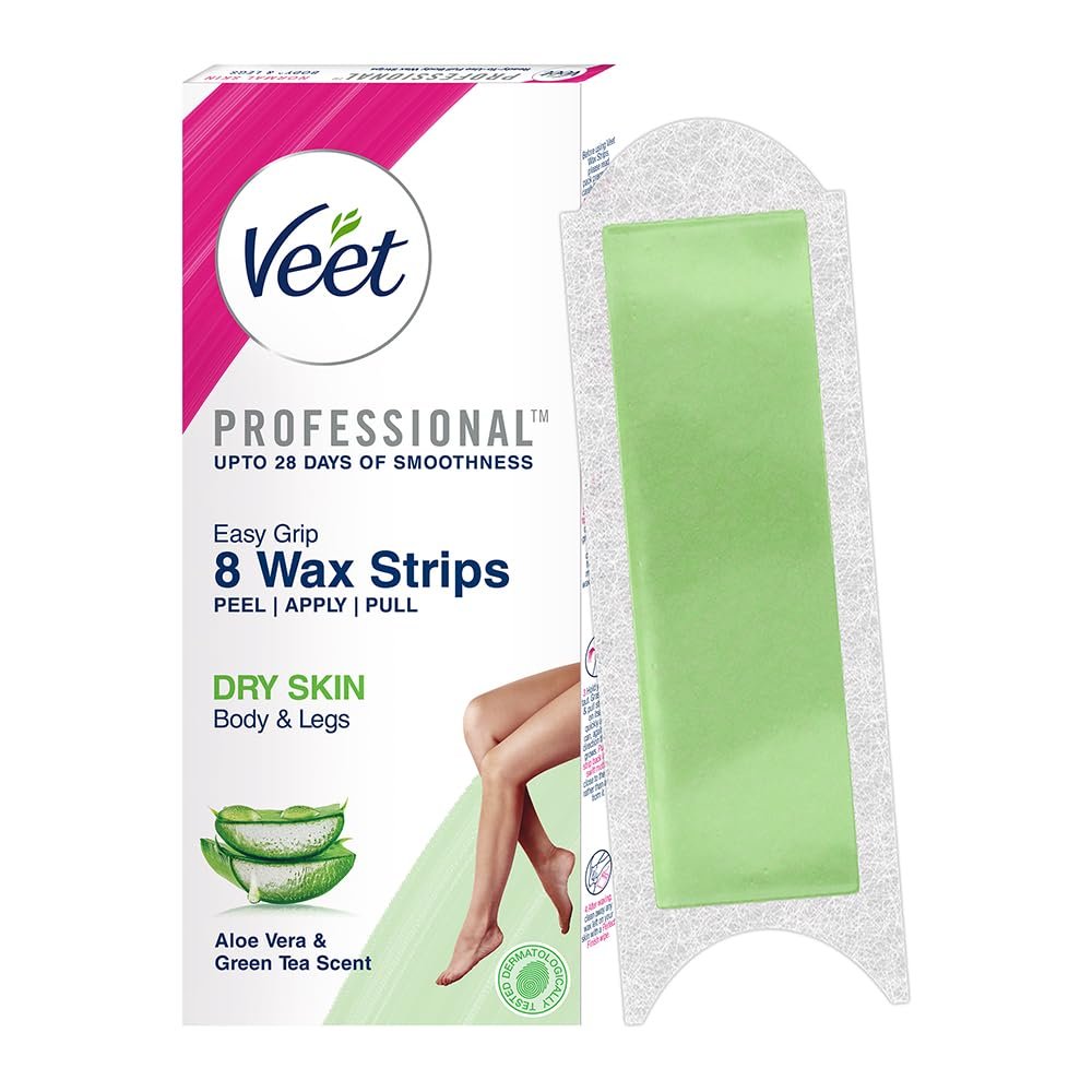 Veet Professional Wax Strips for Dry Skin - 8 strips