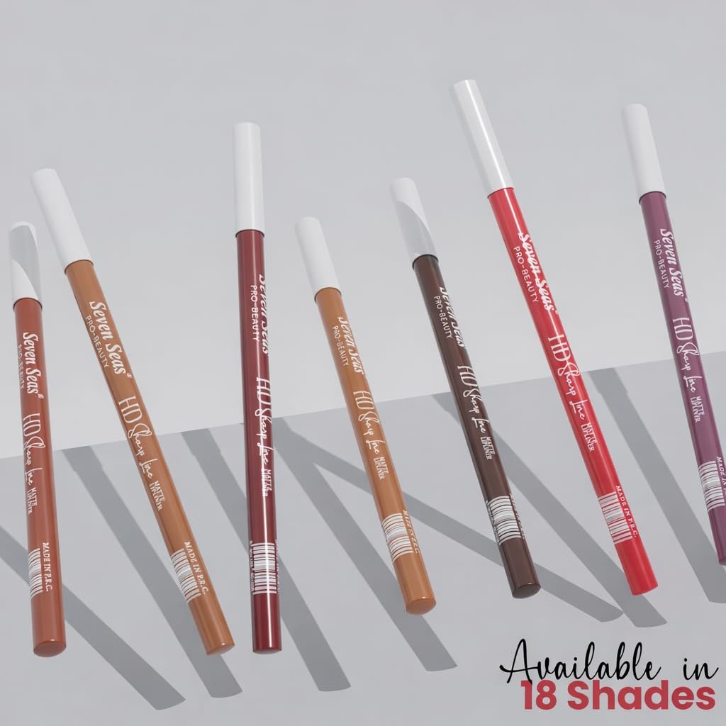 Seven Seas HD Sharp Line Lip Liner  ( pack of 3 )