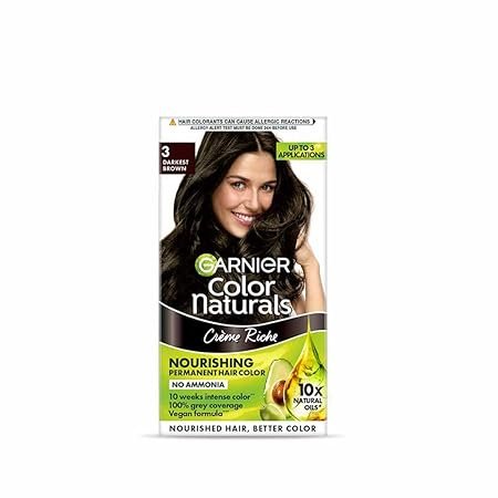 Garnier Color Naturals Mini, Shade 300, Darkest Brown, 65g