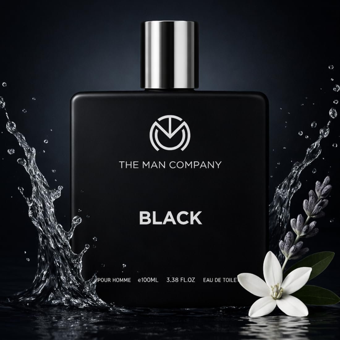 The Man Company Fresh Black Edt Perfume For Man - 100Ml | Premium Long-Lasting Fragrance | Perfume Gift for Friend | Anniversary Fragrance Gift | Valentine Gift For Man