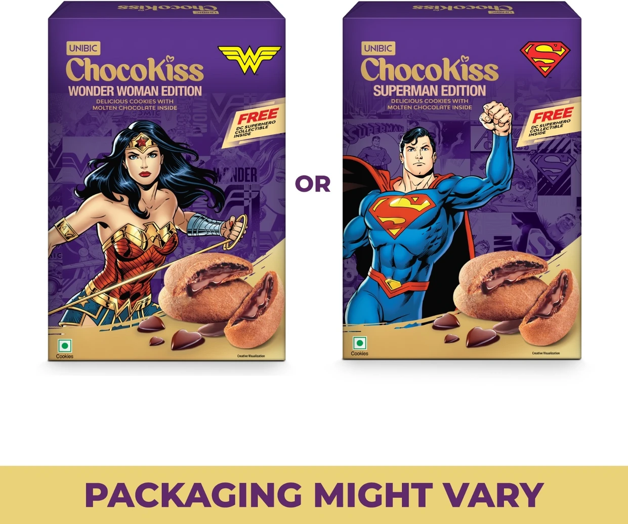 UNIBIC Choco Kiss Chocolate Filed (Cream Biscuit ) Cookies Biscuit (250 g)