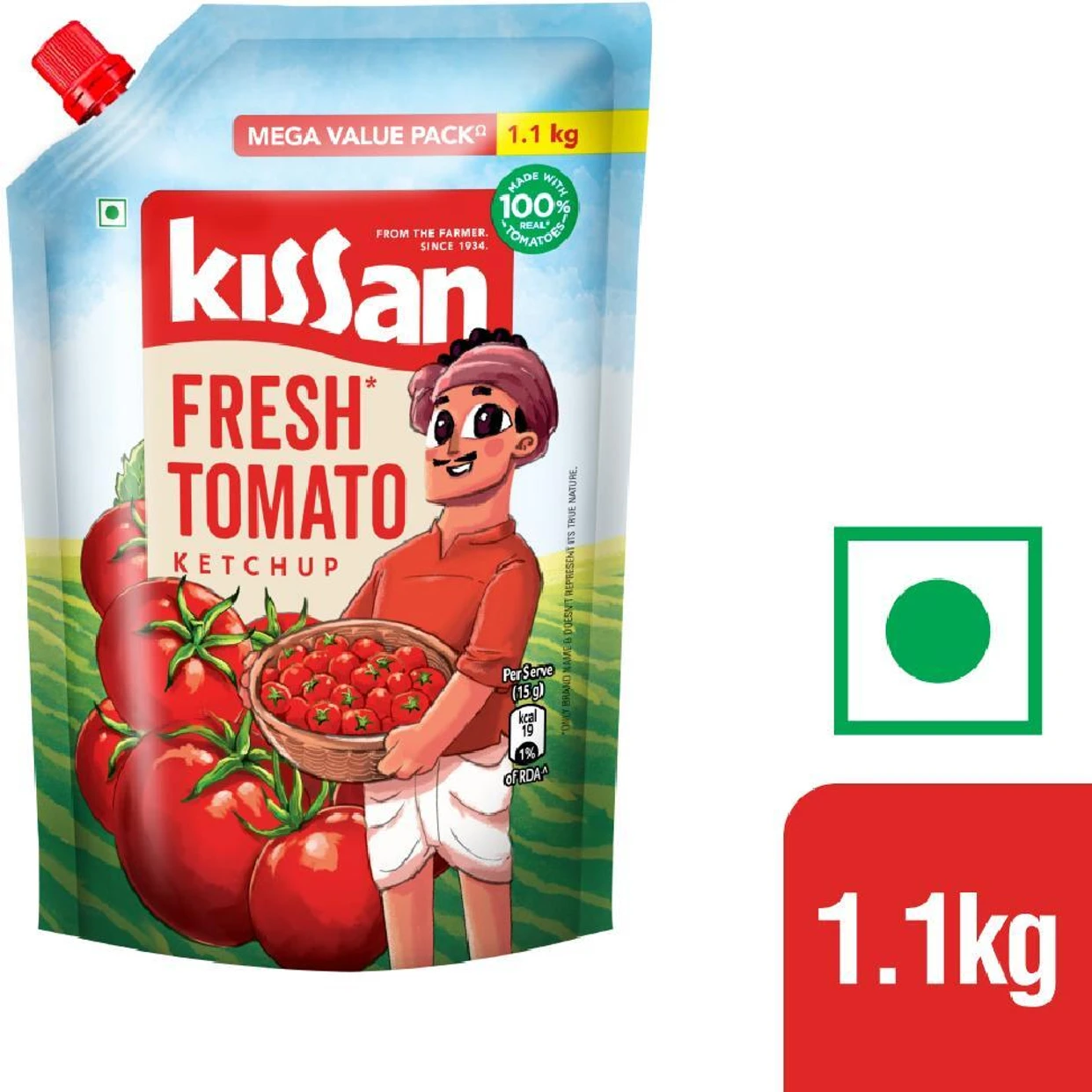 Kissan Fresh Tomato Ketchup (1.1 kg)